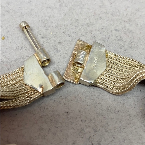 Stunning sterling silver and enamel bracelet - Picture 8 of 8